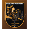 copy of copy of copy of copy of Ecusson exclusif : Sapeurs-Pompiers, que Sainte-Barbe nous protège - Editions fin d'année 2024